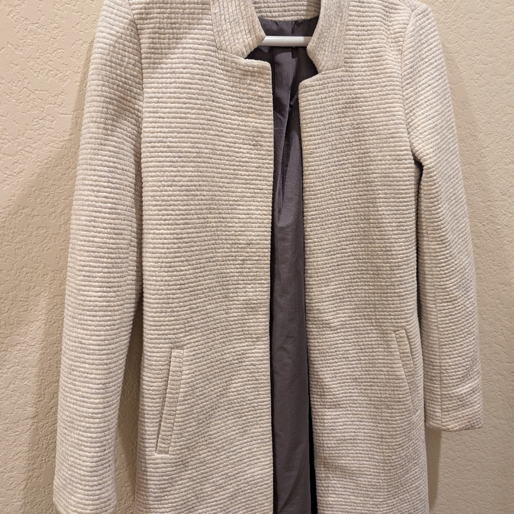 Only Our Story Ribbed Coat | Size XS - Picture 3 of 4